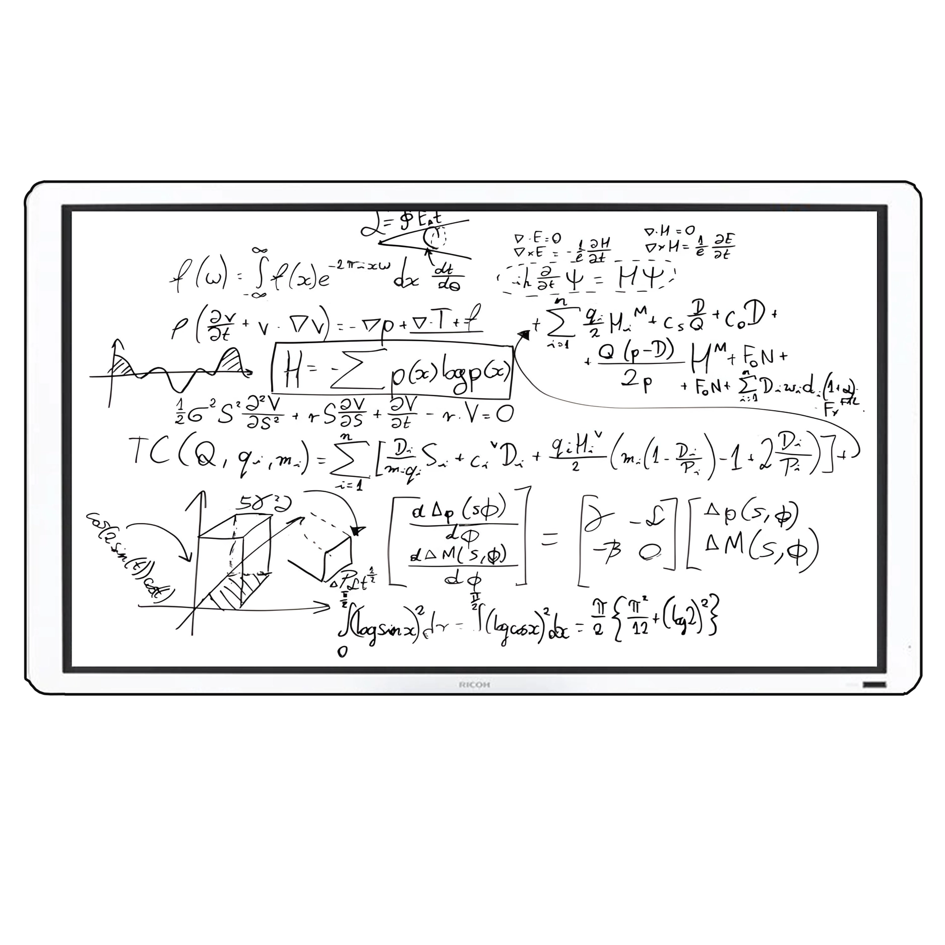 Ricoh Interactive Screen D5500 - 55 inch