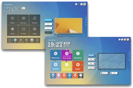 New Line RS+ 65-inch Interactive Display - Android Operating System