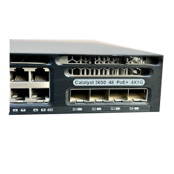 مفتاح Cisco Catalyst 3650 48 منفذ 2*10 جيجابايت (Poe+)